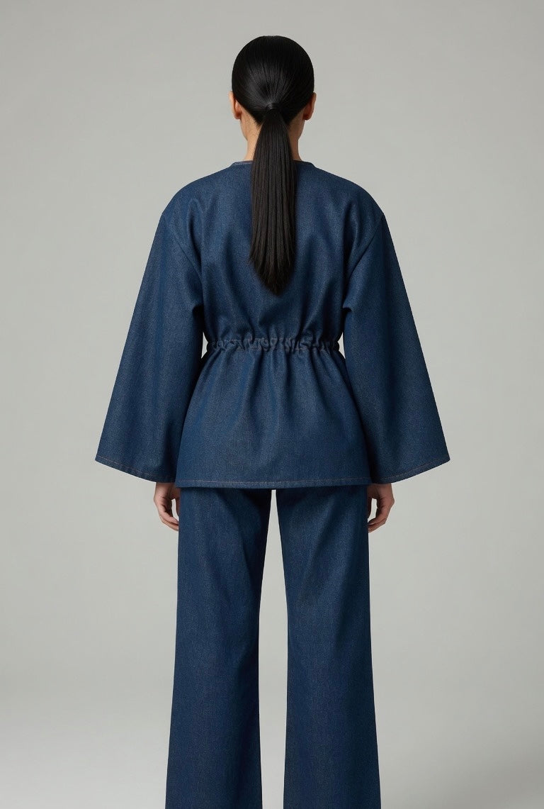 Denim Kimono Jacket – Χειροποίητο Τζιν Κιμονό